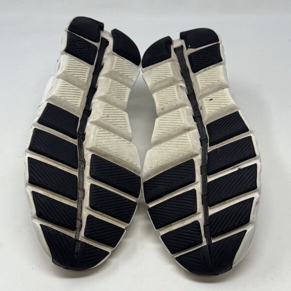 On Cloudflow X 3 Running Shoes Mens 9 White Mesh Comfort Sneakers FLAWS READ - Picture 14 of 16